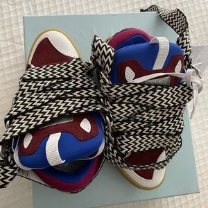 Lanvin curb sneakers authentic